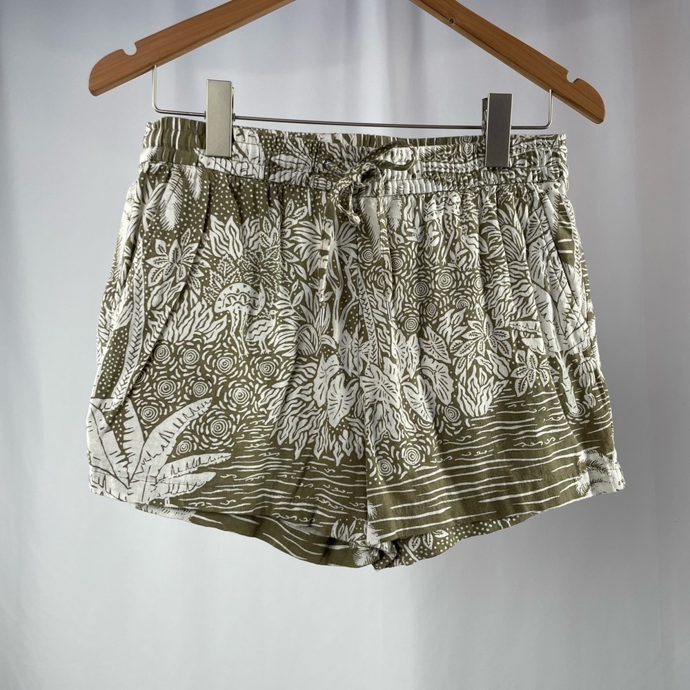 NWT‎ Desmond & Dempsey x H&M Linen Printed Shorts